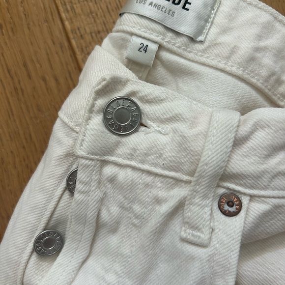 Agolde White - 90’s Crop Denim - Picture 4 of 6